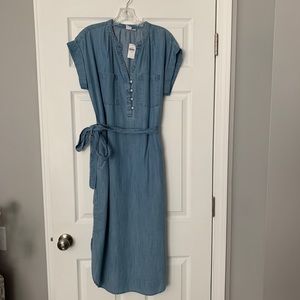 Gap Chambray Long Dress X-Small